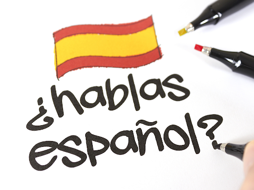 Spanish phrase ¿hablas español? representing everyday Spanish vocabulary for beginners