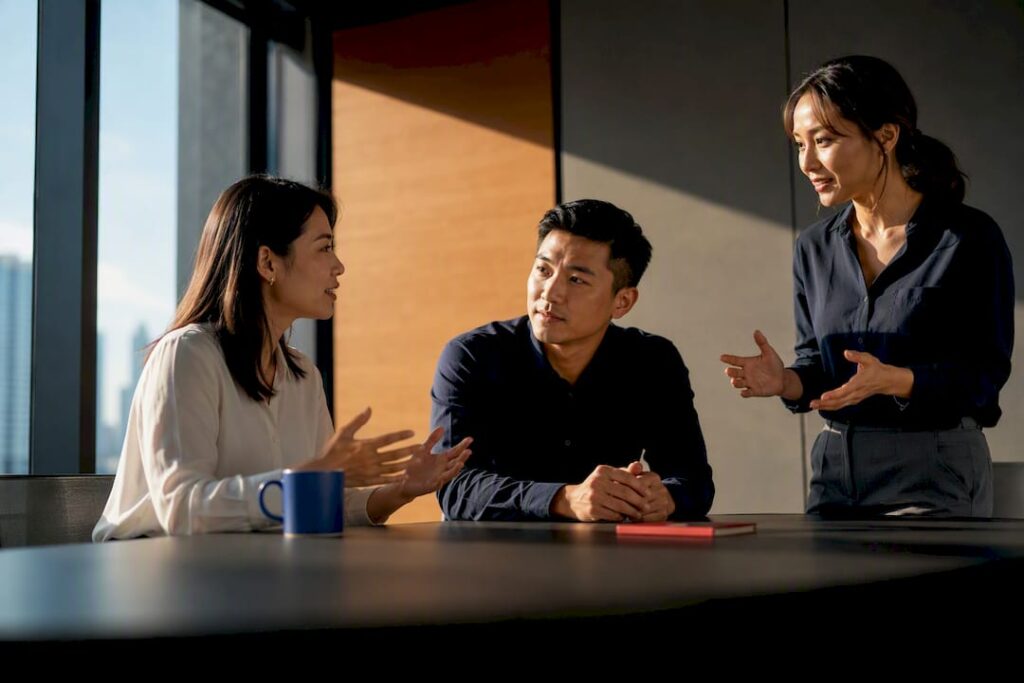 Professionals practising Spanish in Singapore