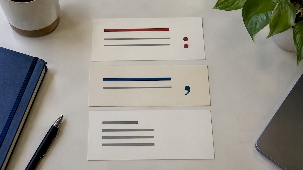 Illustration of email greeting and signature spacing